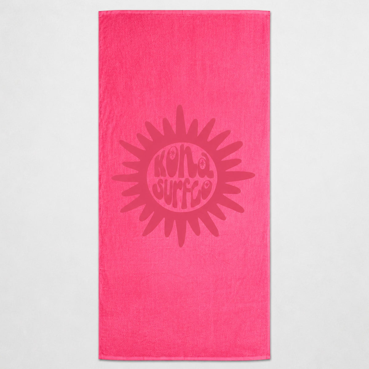 Sun Badge Beach Towel - Pink
