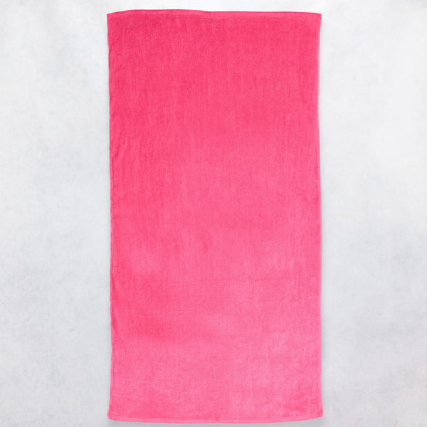 Sun Badge Beach Towel - Pink