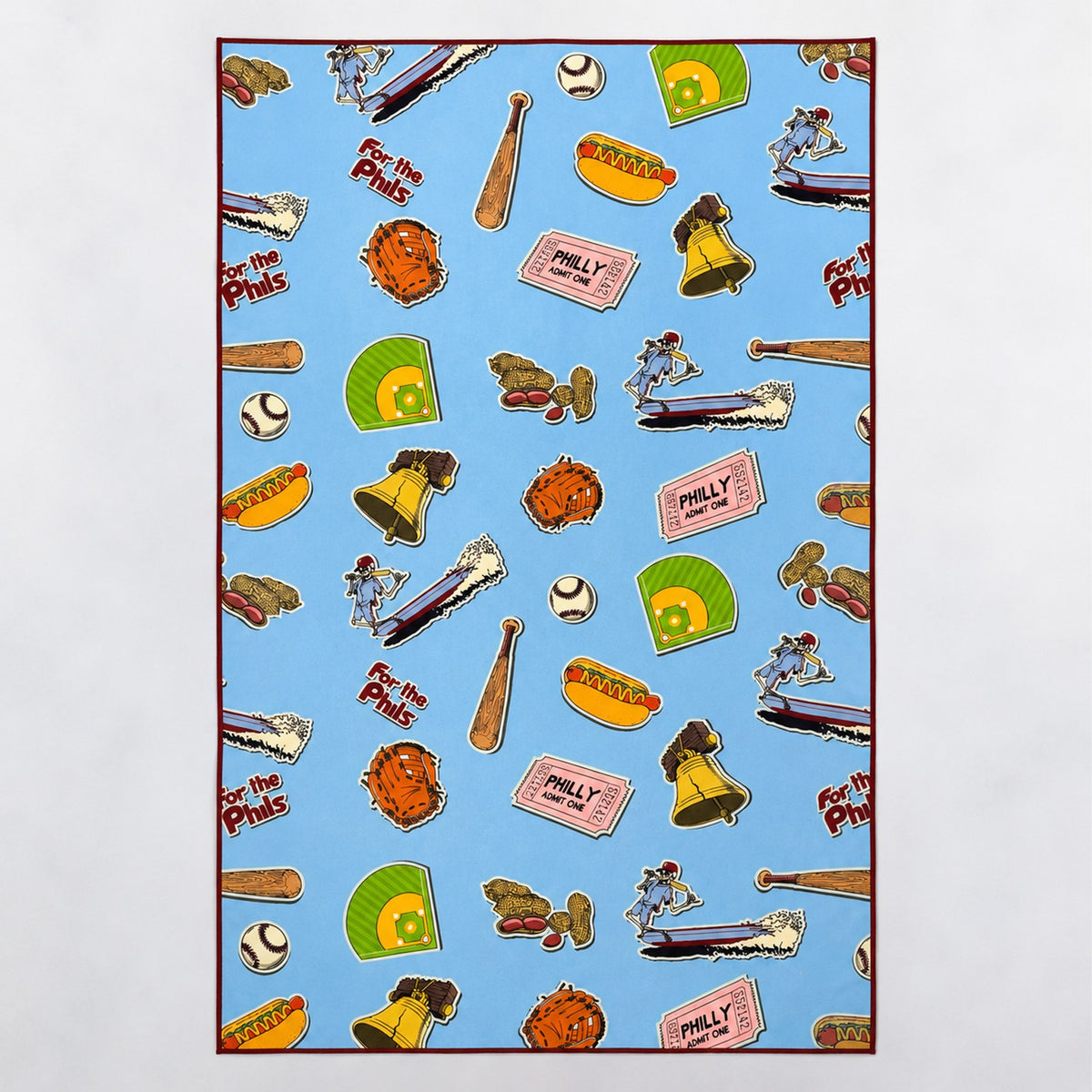 Slowtide x Kona For the Phils Beach Towel - Maroon