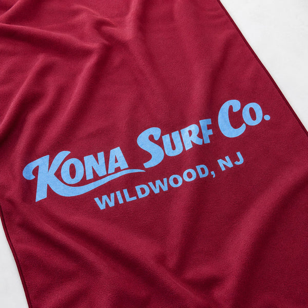 Slowtide x Kona For the Phils Beach Towel - Maroon