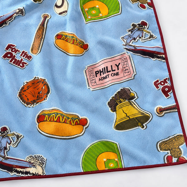 Slowtide x Kona For the Phils Beach Towel - Maroon