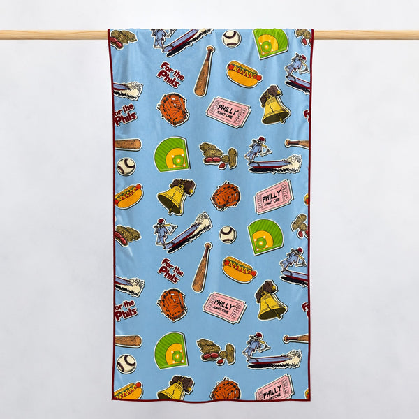 Slowtide x Kona For the Phils Beach Towel - Maroon