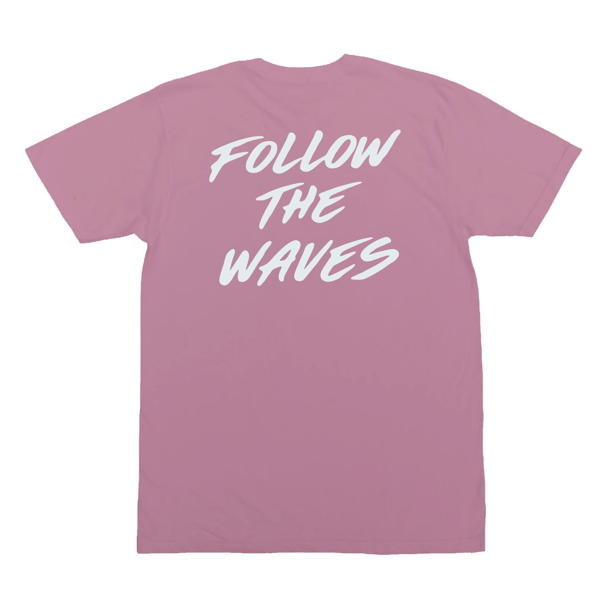 Follow the Waves Brush Girls T-Shirt - Berry