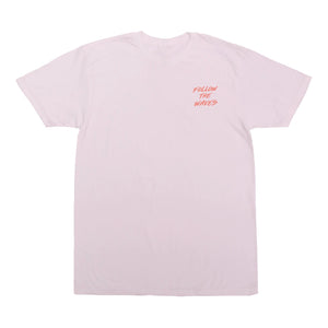 Follow the Waves Brush Girls T-Shirt - Blossom