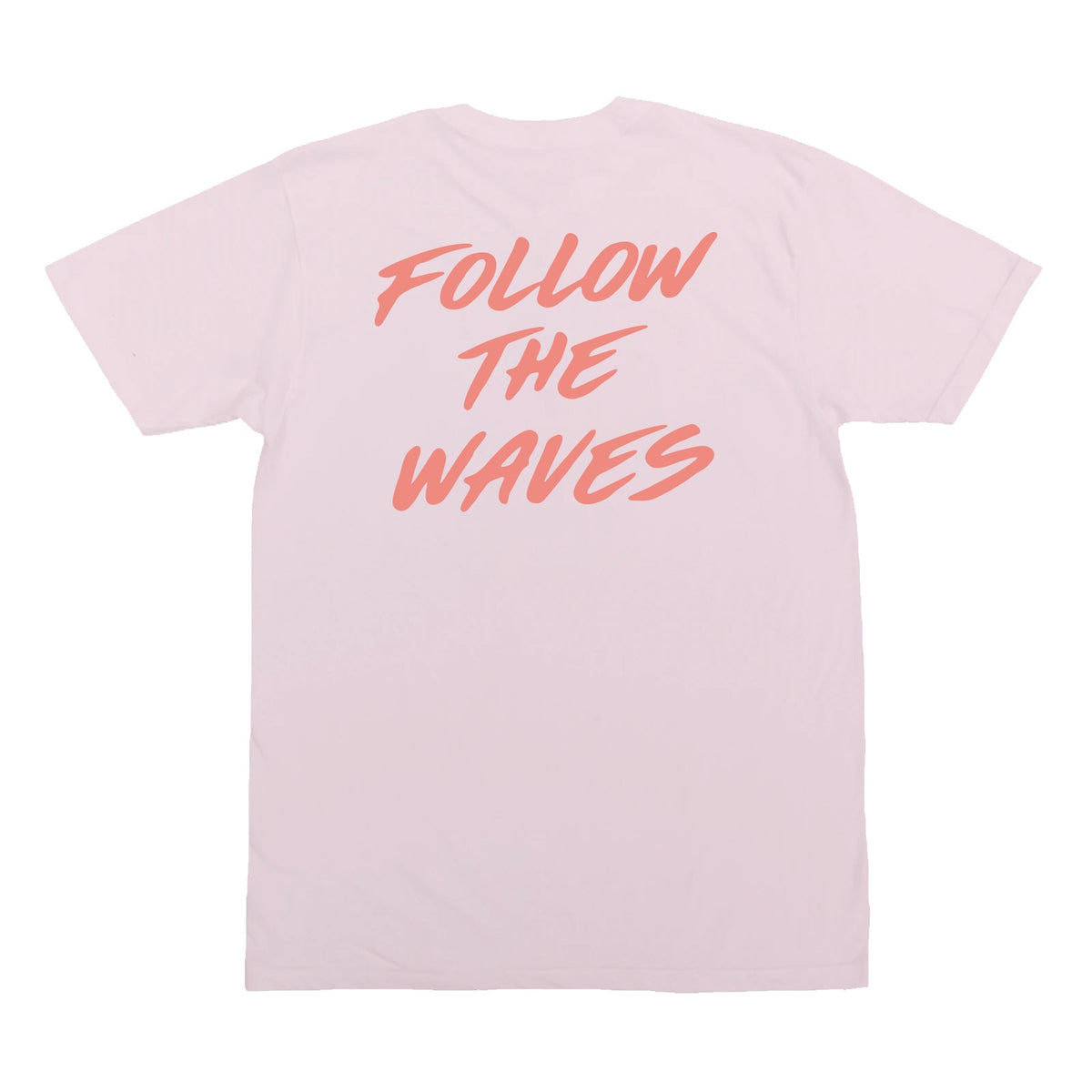Follow the Waves Brush Girls T-Shirt - Blossom