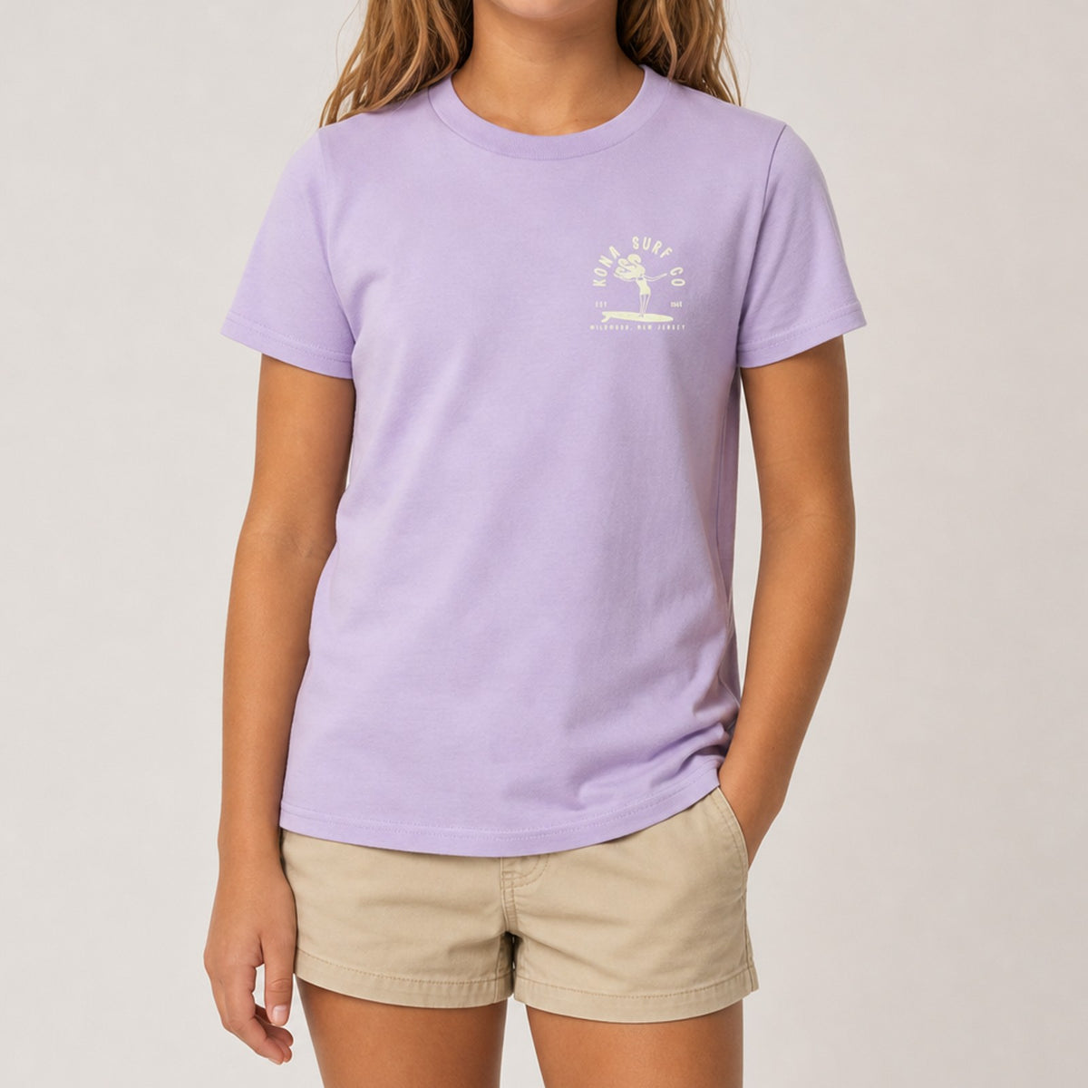 Endless Summertime Girls T-Shirt - Dark Lavender