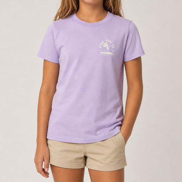Endless Summertime Girls T-Shirt - Dark Lavender
