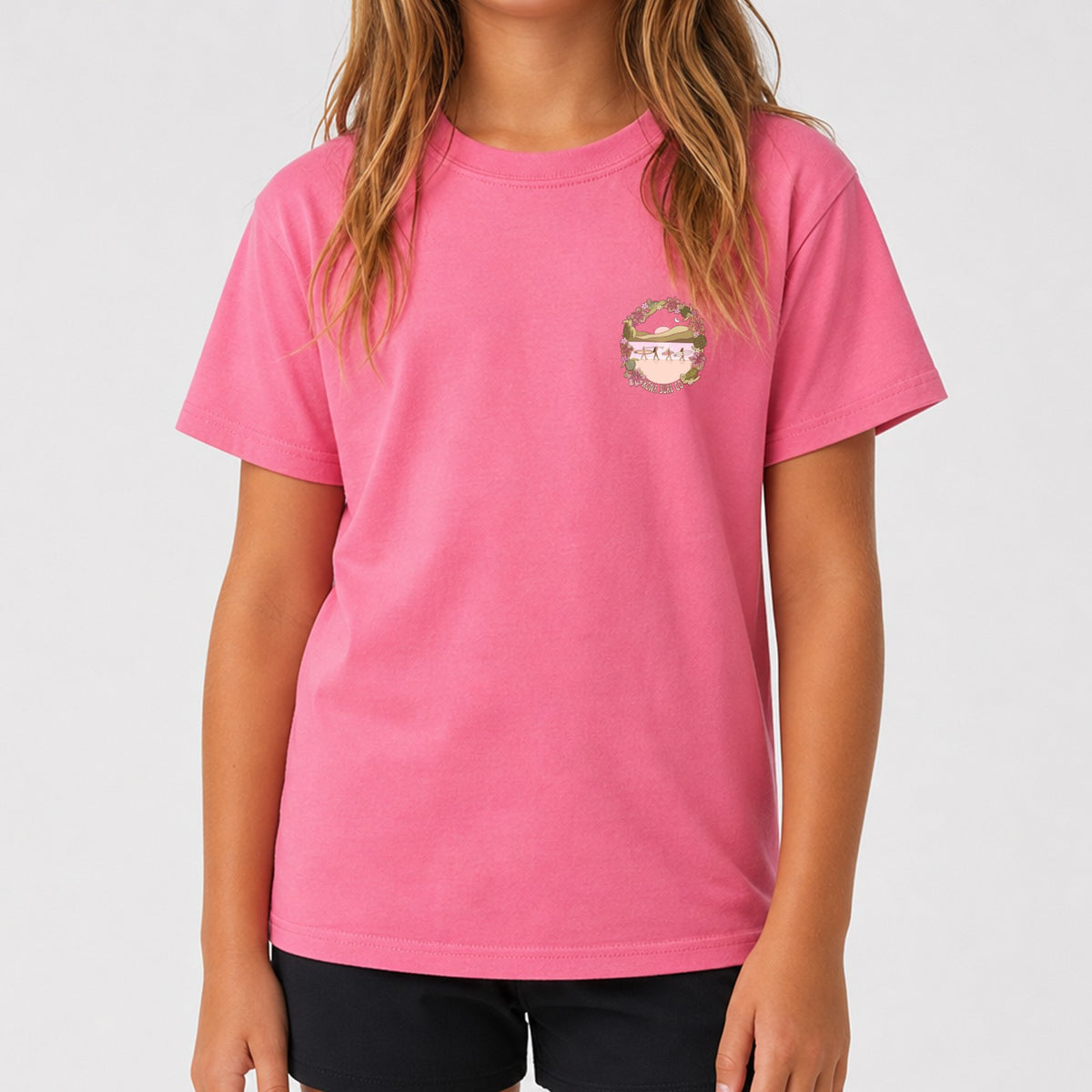 Reef Walk Girls T-Shirt - Crunchberry