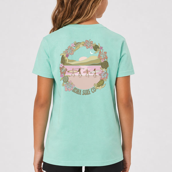 Reef Walk Girls T-Shirt - Mint