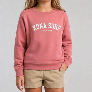 Vintage Girls Crew Sweatshirt - Mauvelous