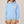 Hibiscus Puff Girls Pullover Hoodie - Light Blue