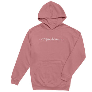 Follow the Waves Girls Pullover Hoodie - Mauvelous