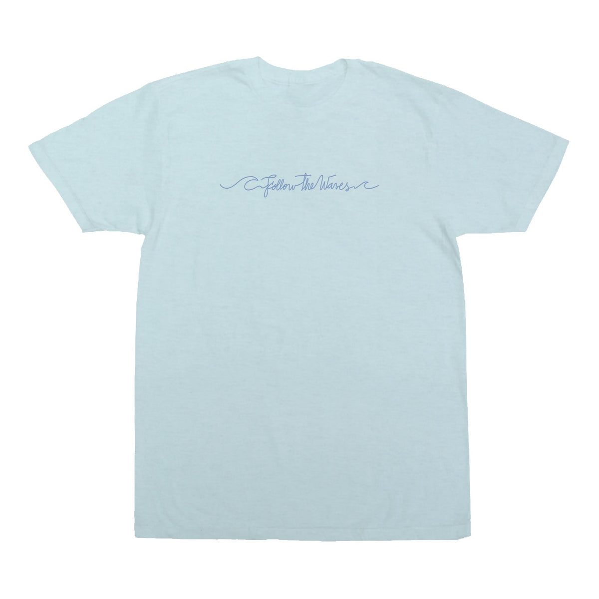 Follow the Waves Girls T-Shirt - Ice Blue Triblend
