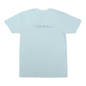 Follow the Waves Girls T-Shirt - Ice Blue Triblend