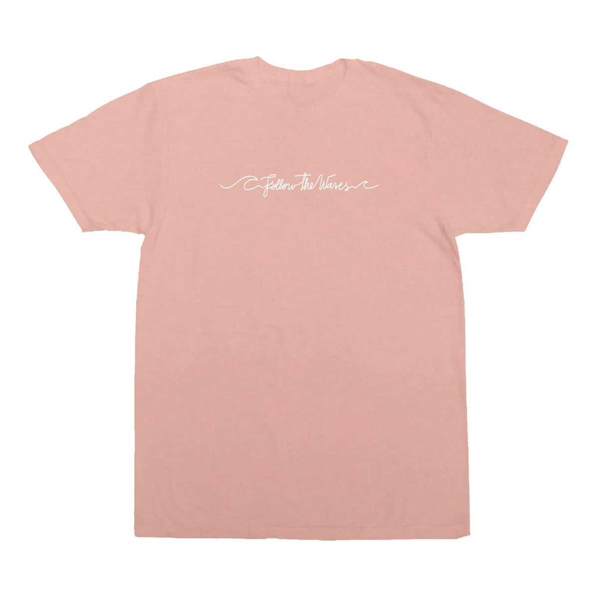 Follow the Waves Girls T-Shirt - Peach Triblend
