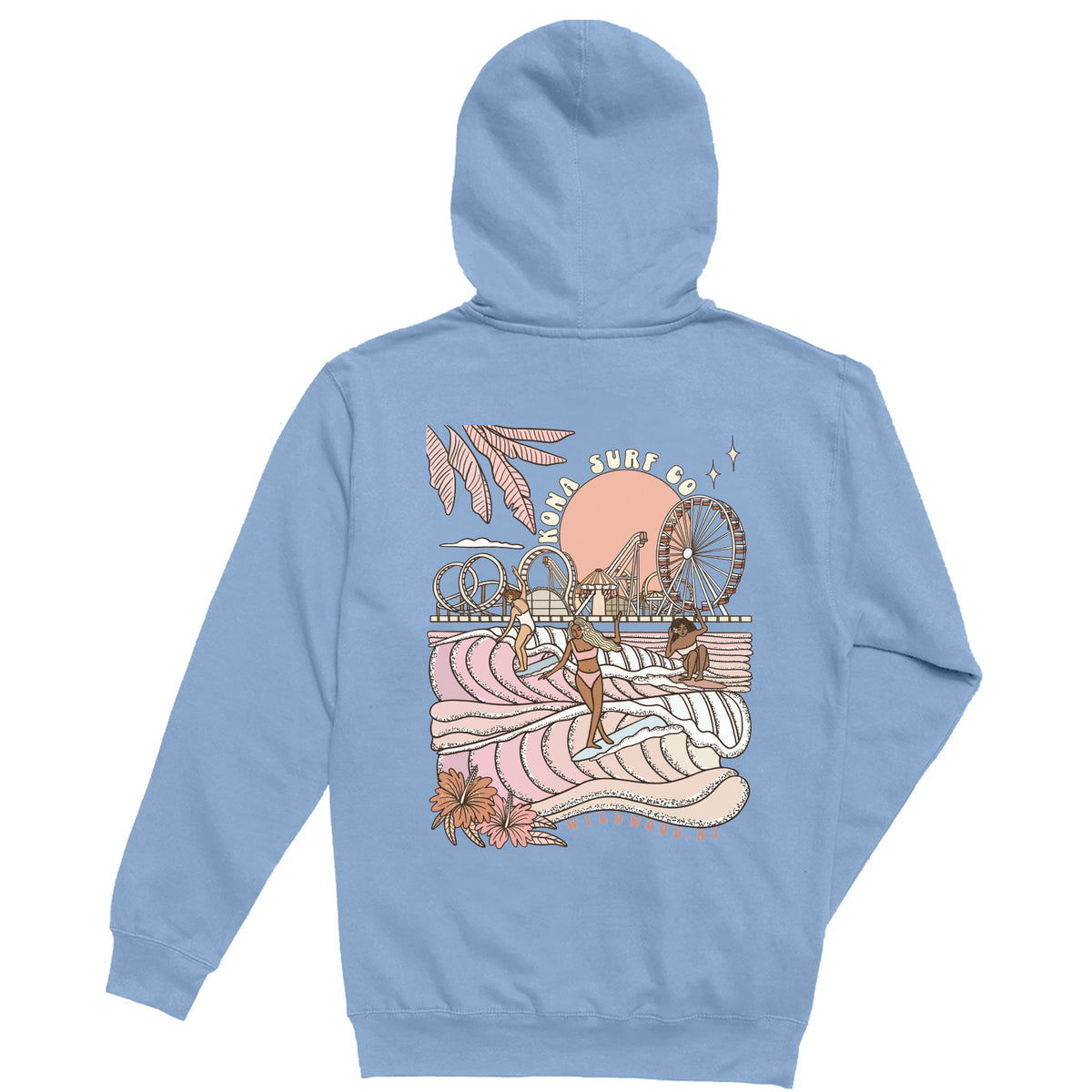 Summer Sunrise Girls Pullover Hoodie