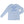 Follow the Waves Brush Girls Long Sleeve Shirt - Light Blue