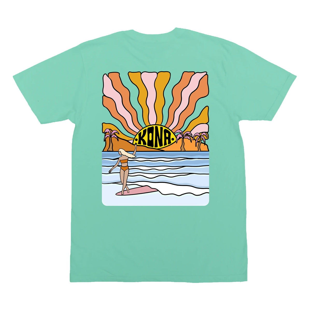 Evening Surfer Girls T-Shirt
