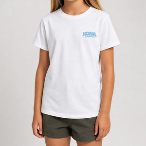 Bubble Puff Girls T-Shirt - White