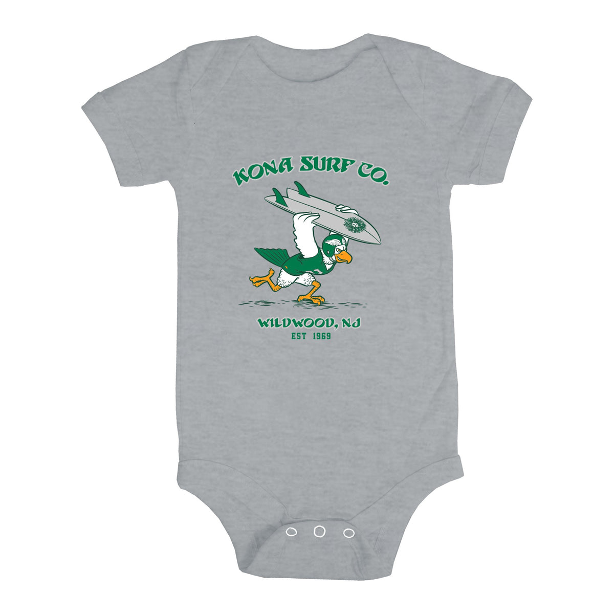 For the Birds Infant Boys Short Sleeve Onesie