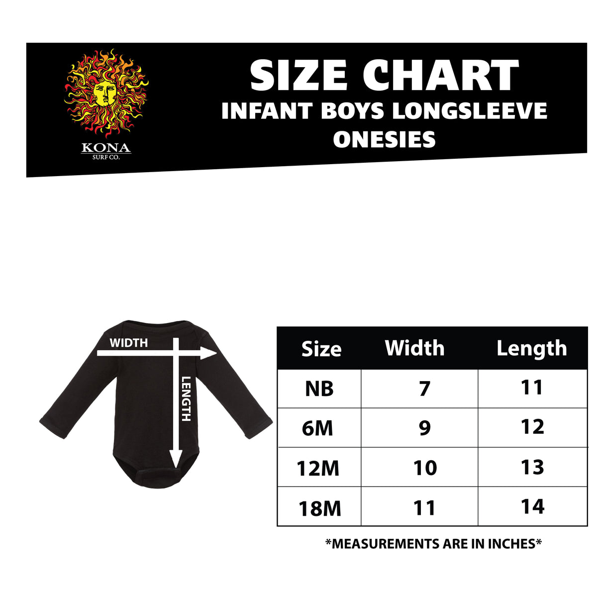 Guitar Surfer Infant Boys Long Sleeve Onesie