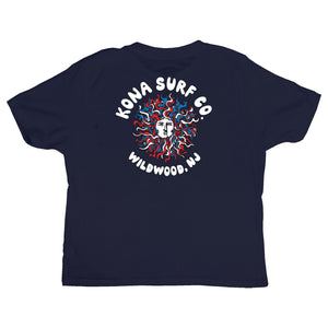 Bubble Original Sun Infant Boys T-Shirt - Navy/Rwb
