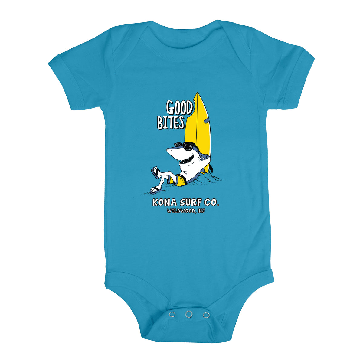 Good Bites Infant Boys Short Sleeve Onesie