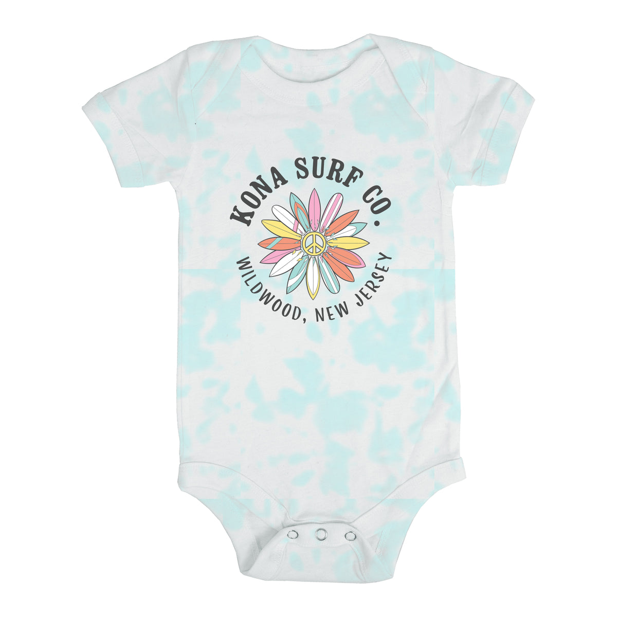Surflower Infant Girls Short Sleeve Onesie