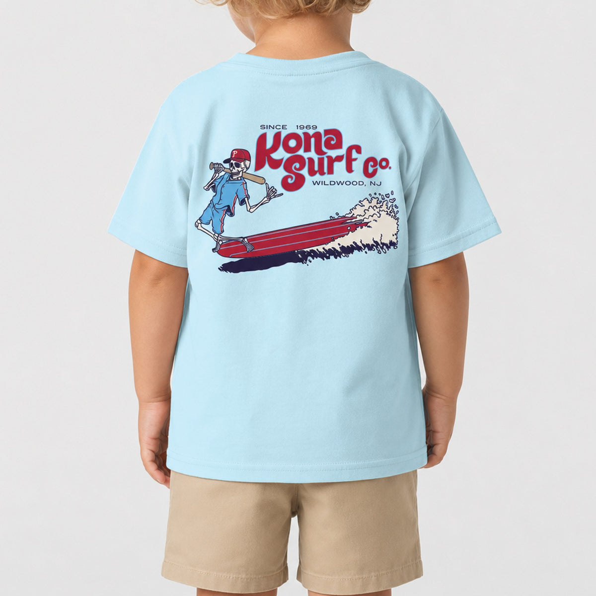 For the Phils 2 Toddler Boys T-Shirt - Ice Blue