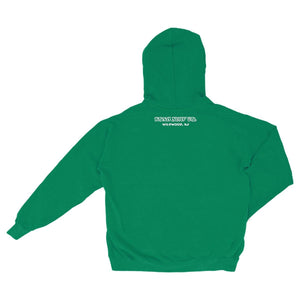 For The Birds Pattern Toddler Boys Pullover Hoodie - Kelly