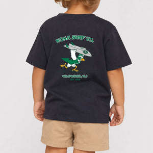 For the Birds Toddler Boys T-Shirt - Charcoal Black Triblend