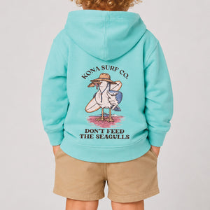 Dont Feed the Seagulls Toddler Boys Pullover Hoodie - Saltwater