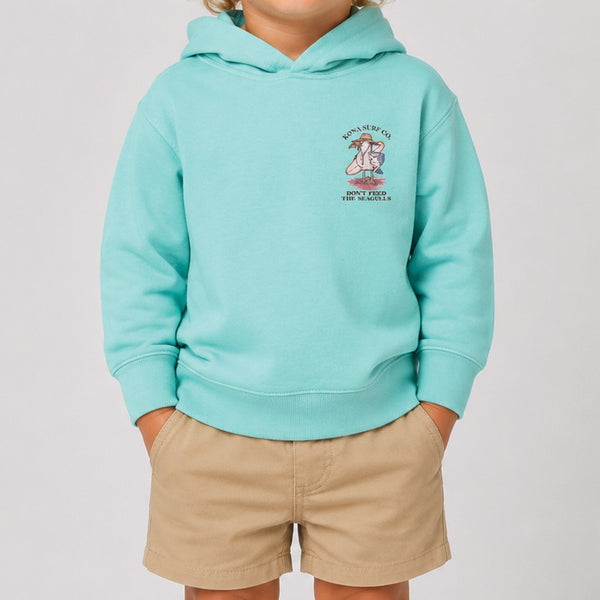Dont Feed the Seagulls Toddler Boys Pullover Hoodie - Saltwater