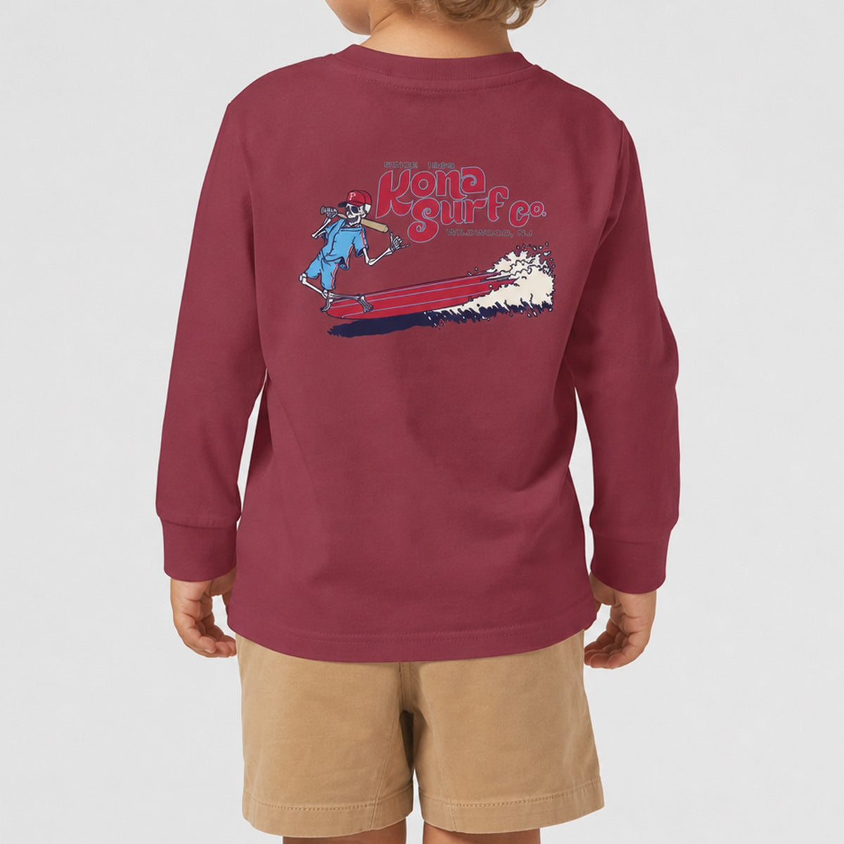 For the Phils 2 Toddler Boys Long Sleeve Shirt - Rogue