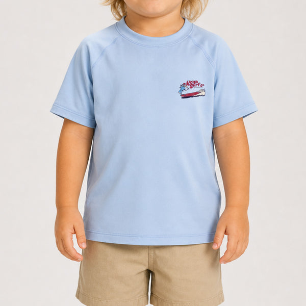 For the Phils 2 Toddler Boys UV Sun Protection T-Shirt - Light Blue