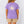 Hibiscus Puff Toddler Girls T-Shirt - Heather Team Purple