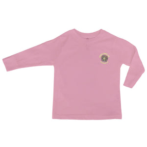 Bubble Original Sun Toddler Girls Long Sleeve Shirt - Pink/Summer