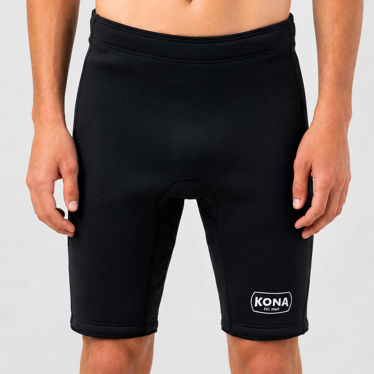 Voyager 1.5mm Mens Neoprene Shorts - Black