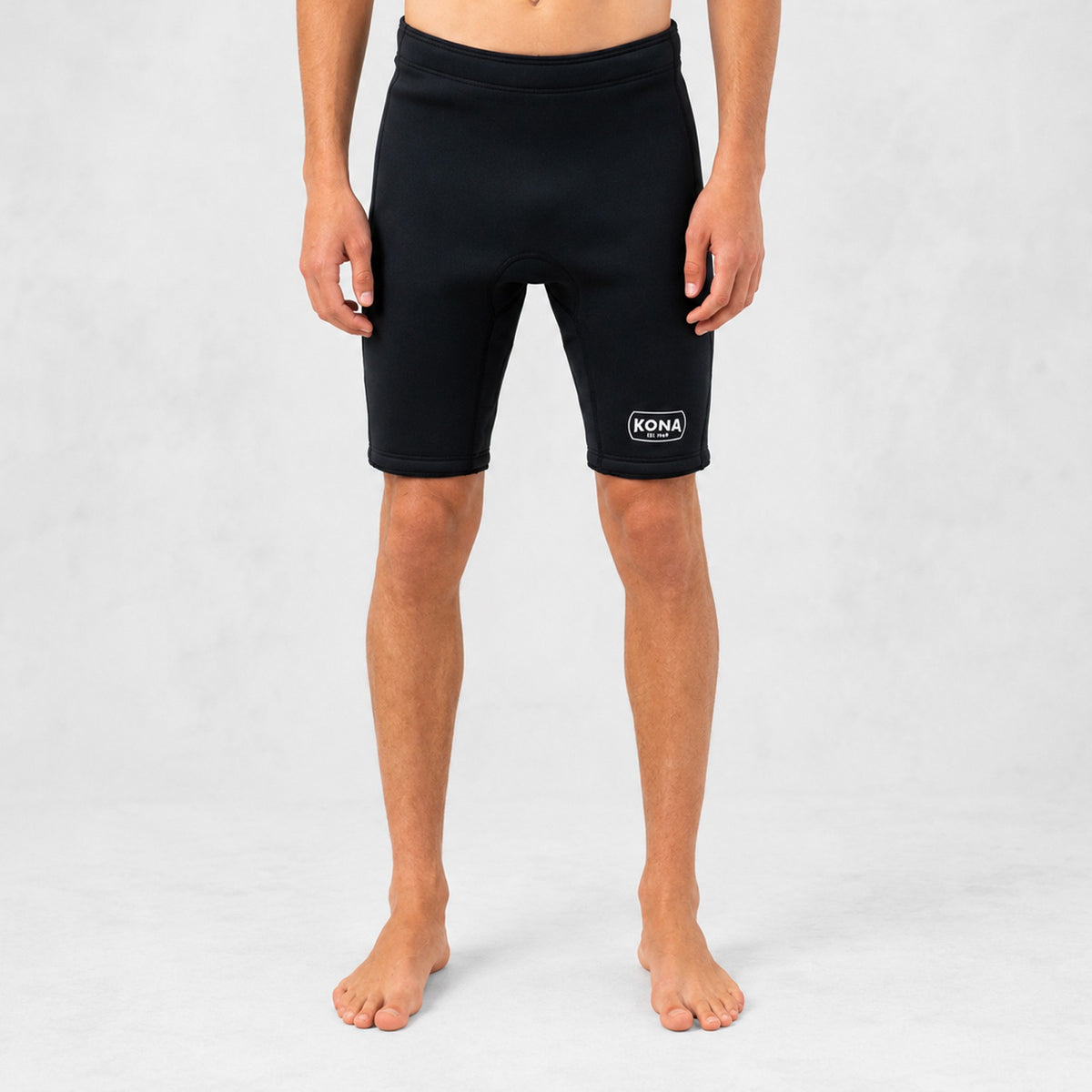 Voyager 1.5mm Mens Neoprene Shorts - Black