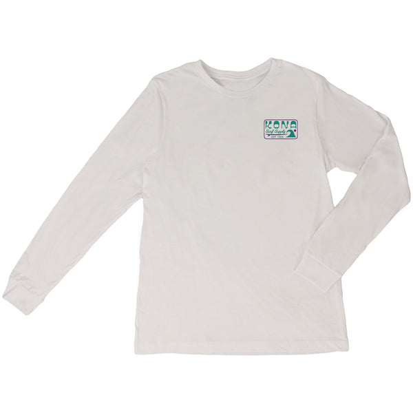 Surf Supply Mens Long Sleeve Shirt - Heather Natural