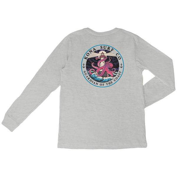 Guardian of the Coast Mens Long Sleeve Shirt - Athletic Heather