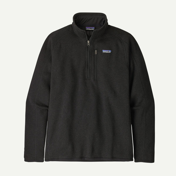 Patagonia Better Sweater 14 Mens Half Zip Sweatshirt - Blk