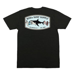 Shark Kabob 2 Mens T-Shirt - Vintage Black