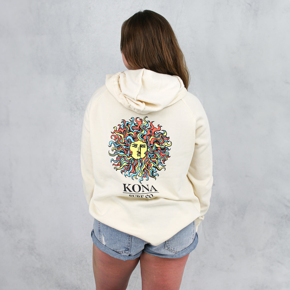 Original Sun Womens Zip Hoodie