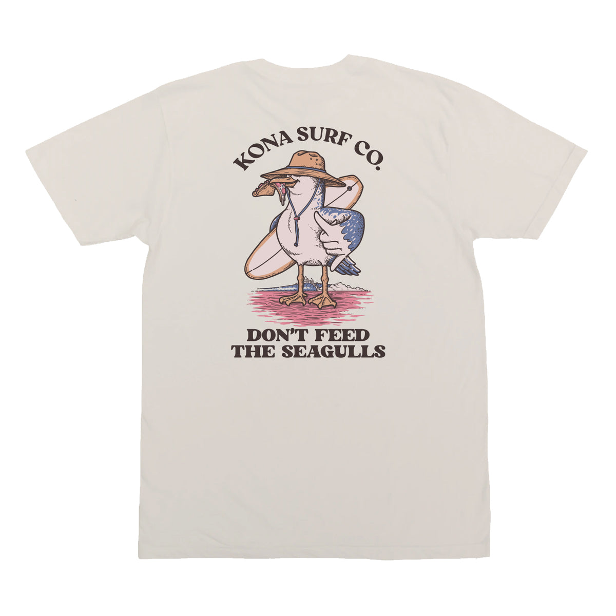 Dont Feed The Seagulls Mens T-Shirt - Cream