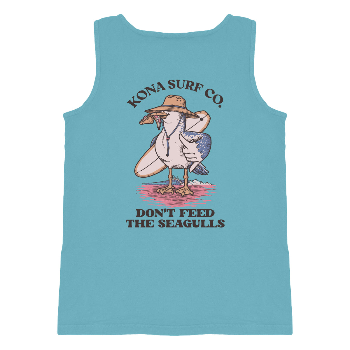 Dont Feed The Seagulls Mens Tank Top - Lagoon