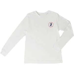 Built in Jersey Mens Long Sleeve Shirt - Vintage White