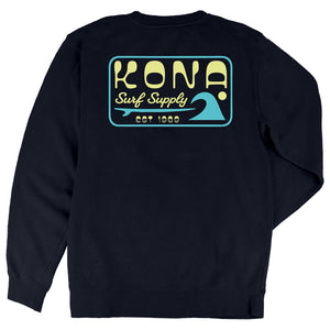 Surf Supply Mens Crew Sweatshirt - Navy