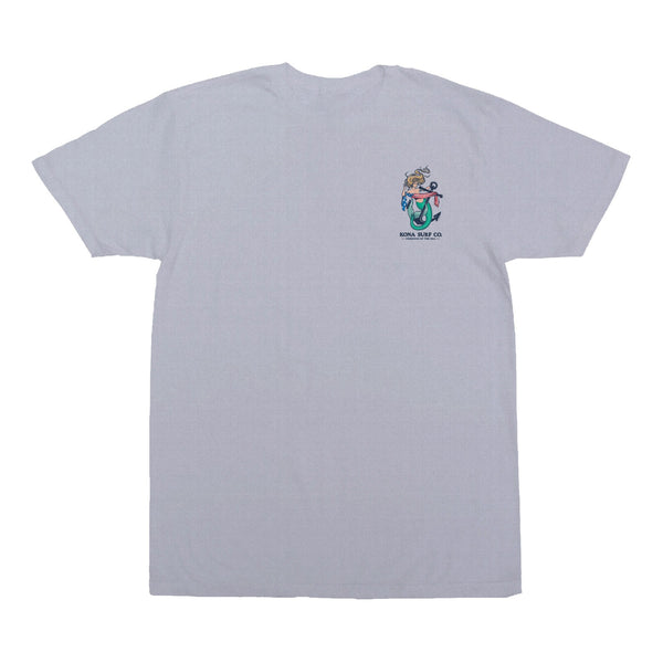 Patriot Mermaid Mens T-Shirt - Grey Heather