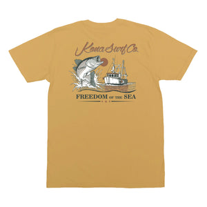 Offshore Catch Mens T-Shirt - Artisan Gold